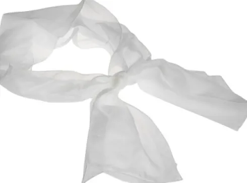 Silketørklæde - Str. 45X180 CM - Pongé 5 - 22 G - 1 Stk