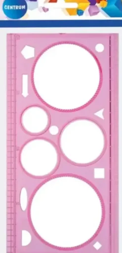Skabelon Med Cirkler 20 CM - Centrum