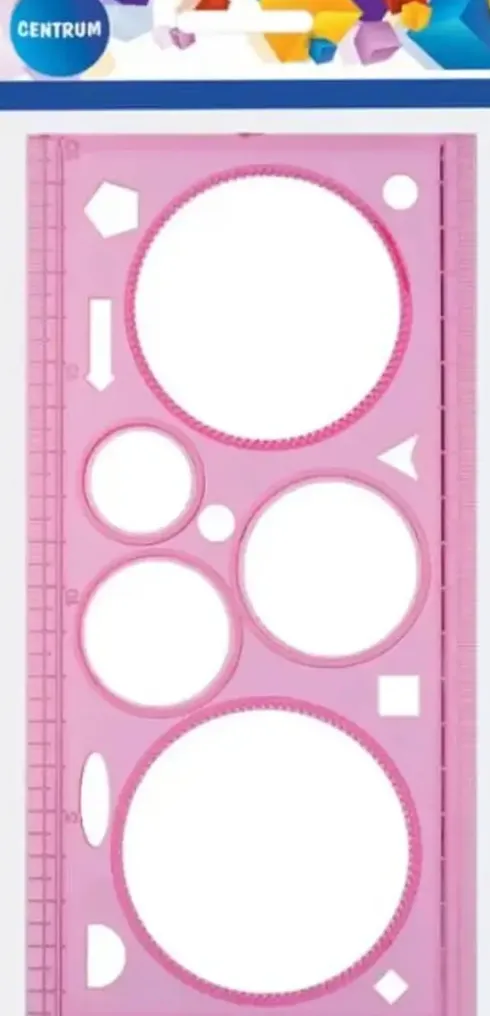 Skabelon Med Cirkler 20 CM - Centrum