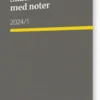Skattelovsamling Med Noter 2024/1