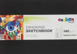 Skitsebog - A5 - Drawing Sketchbook - 20 Sider - Carioca Plus