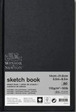 Skitsebog - 14 X 21 CM - 80 Ark - Winsor & Newton