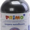 Skole Tempera Maling - Metallic - Sort - 300 ML