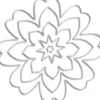 Skæreskabelon - Blomst - Ø 0,5-8 CM