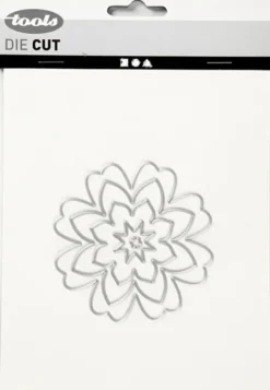 Skæreskabelon - Blomst - Ø 0,5-8 CM
