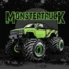 Skriveunderlag - Monster Truck - 60X40 CM