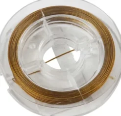 Smykkewire - Tykkelse 0,38 MM - Guld - 10 M