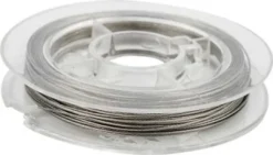 Smykkewire - Tykkelse 0,38 MM - Sølv - 10 M