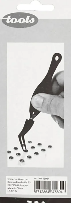 Spids Pincet Med Fjeder Til Hobby - 12,5 CM