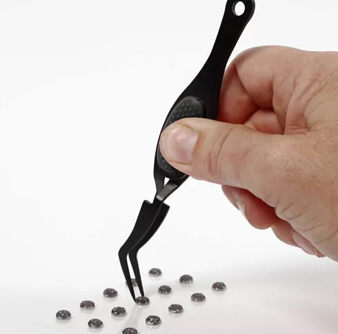 Spids Pincet Med Fjeder Til Hobby - 12,5 CM