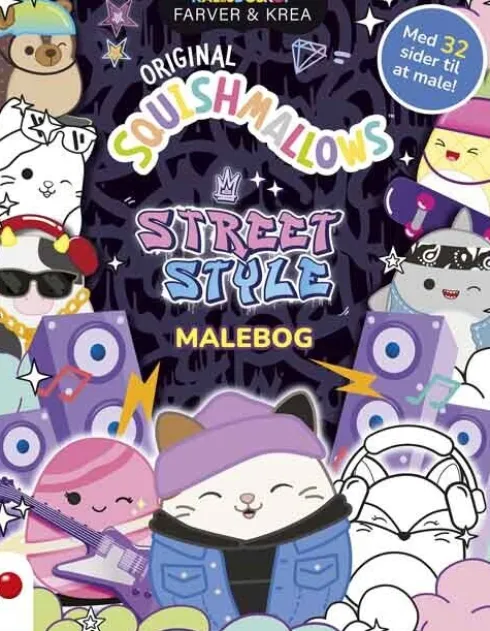 Squishmallows Street Style Malebog