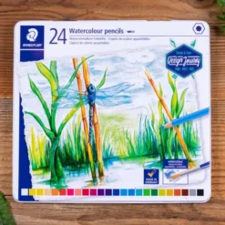 Staedtler - Akvarel Farveblyanter Sæt - 24 Farver