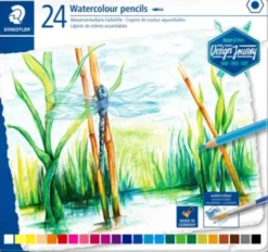 Staedtler - Akvarel Farveblyanter Sæt - 24 Farver