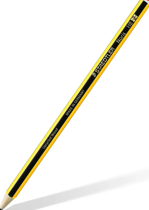 Staedtler - Noris Hb Blyanter - Inkl. Viskelæder - 12 Blyanter