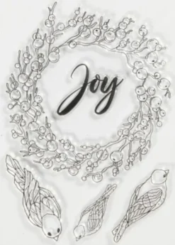 Stempelmotiver - Joy - Str. 10,5X15 CM - 1 Ark