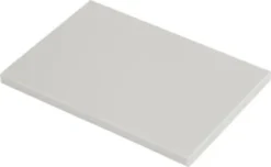 Stempelplade - Str. 10X15,5 CM - Tykkelse 0,8 CM - Lys Grå - 10 Stk