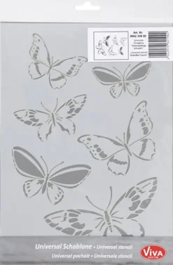 Stencil - Sommerfugle - A4 - 210X297 MM - 1 Stk