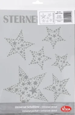 Stencil - Stjerneglans - A4 - 210X297 MM - 1 Stk