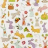 Stickers - Påskeharer - Ark 15X16,5 CM - 1 Ark
