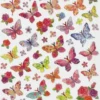 Stickers - Sommerfugle - Ark 15X16,5 CM - 1 Ark