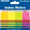 Sticknotes Papir 4 X 50 Stk Assorterede Neon - Centrum