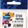Sticknotes 38 X 51 MM - 100 Ark - Pastelgul - Centrum