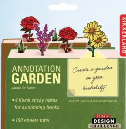 Sticky Notes Til Bøger - Blomster - 100 Ark - Kikkerland