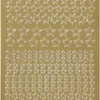 Stjerne Klistermærker - Guld