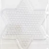 Stjerne Perleplade - Medium - Ø 10 CM - Klar