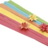 Stjernestrimler - L 45 CM - Ø 6,5 CM - B 15 MM - Assorterede Farver - 500Stk