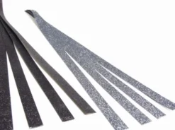 Stjernestrimler M/Glitter Sort/Sølv 15X420Mm 8Stk - Syrefri