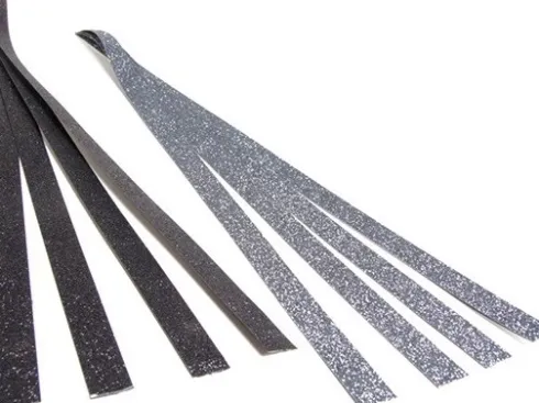 Stjernestrimler M/Glitter Sort/Sølv 15X420Mm 8Stk - Syrefri