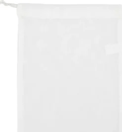 Stofpose - Str. 21X25 CM - 130 G - Hvid - 1 Stk
