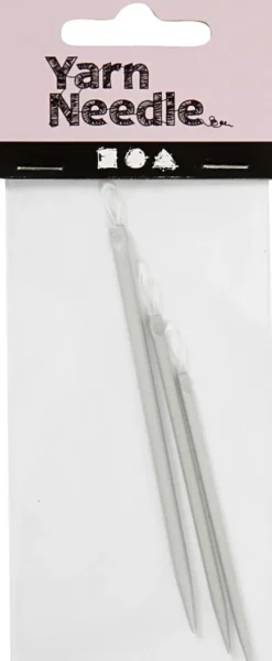 Strikkenåle - L 6+7+8,5 CM - 3 Stk