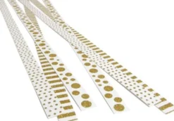 Strimler Selvklæbende Guld Motiver 15X420Mm 6Stk. - Syrefri