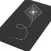 String Art Plader - Str. 20X12 CM - Tykkelse 10 MM - Sort - 16 Stk