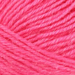 Strømpegarn - Uld+Nylon - L 200 M - Pink - 50 G