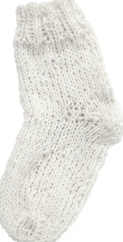 Strømpegarn - Uld+Nylon - L 200 M - Råhvid - 50 G
