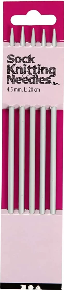 Strømpepinde Sæt - Metal - Ø 4,5 MM - L 20 CM