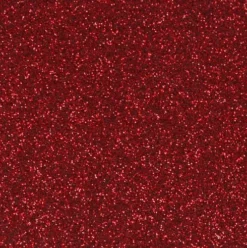 Strygestof - A5 - 148X210 MM - Glitter - Rød - 1 Ark