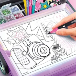 Style 4 Ever - Diamond Art 3-I-1 Etui Med Led-Lys