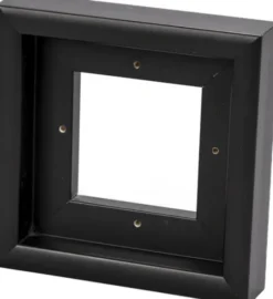 Svæveramme Til Lærred - 10X10 CM - Mat Sort - Artino