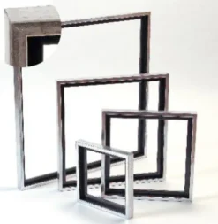 Svæveramme Til Lærred - 40 X 40 CM - Træ Antik Silverlook - Artino