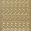 Tal Klistermærker - Guld