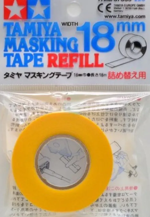 Tamiya - Masking Tape - 18 MM - Refill - 87035