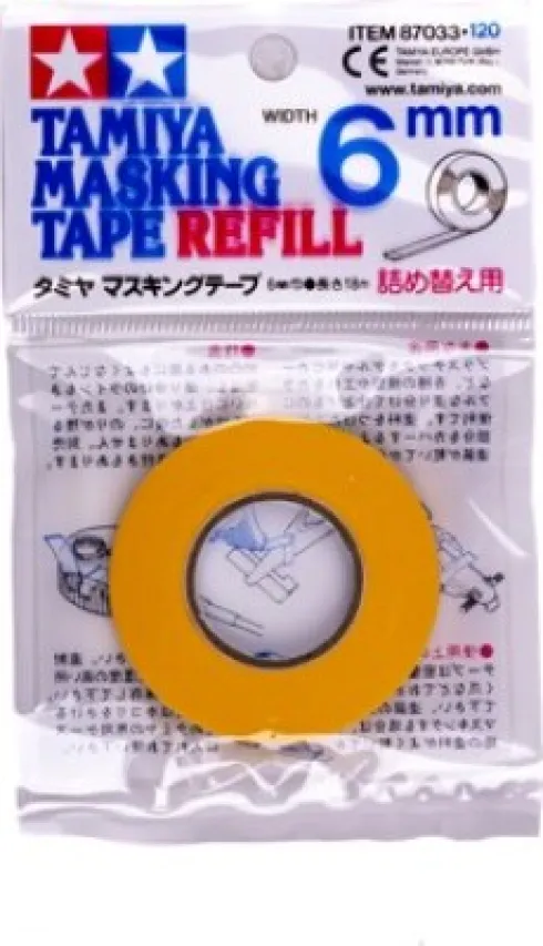Tamiya - Masking Tape - 6 MM - Refill - 87033