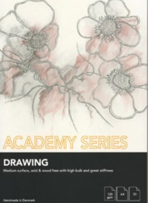 Tegneblok Academy A4 120 G - 30 Ark