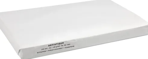Tegnepapir - A2 - 420X594 MM - 190 G - Hvid - 250 Ark