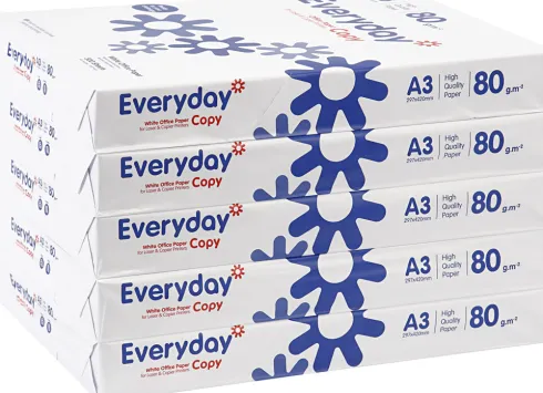 Tegnepapir - A3 - 297X420 MM - 80 G - Hvid - 5X500 Ark