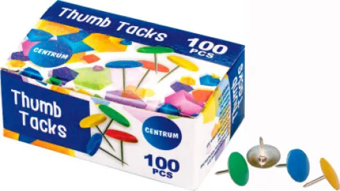 Tegnestifter Assorterede Farver - 100Stk 91363 - Centrum